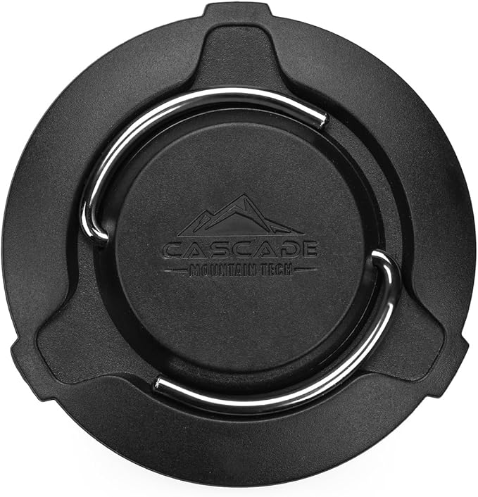 Cascade Mountain Tech Collapsible IPX4 Water-Resistant LED Lantern with 4 Light Modes - 3 Pack,Black/Silver