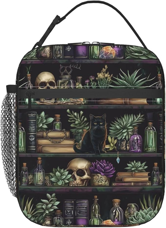 Cat Lunch Bag Insulated Reusable Lunch Box Thermal Cooler Tote For Men Women Work Travel Picnic Hiking