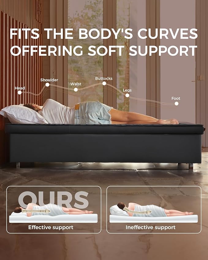 KingCamp Self Inflating Sleeping Pad for Camping Ultra Thick Double Single Foam Mattress High R Value Camping Air Pad Mat, Multi Colors & Sizes