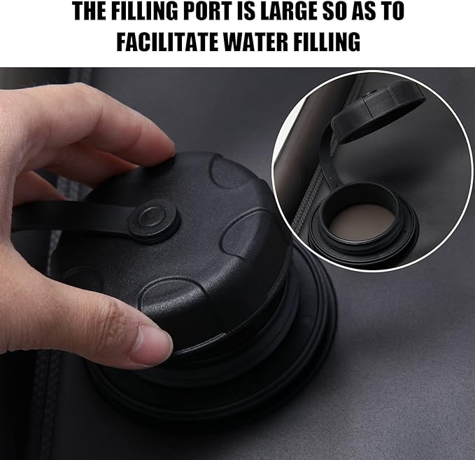 Solar Showers,3rd Generation Outdoor Shower Bag,A Model of Durability,4 Gallon/15L- Portable Shower for Camping,Camp Shower kit with hot Water.