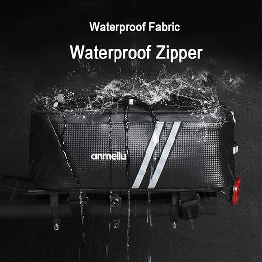 Bike Rack Bag Bike Bags for Bicycles Rear Rack Bike Trunk Bag Back Seat Carrier Saddle Luggage Storage Pack Bicycle Cargo Panniers Fat Tire Bike Folding Ebike Travel Cycling Waterproof Small