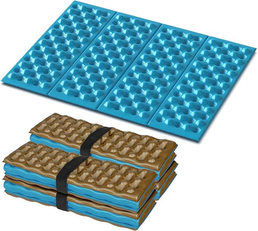 Foam Seat Mat for Camping, Foldable Seat Pat Cushion,Waterproof IXPE Sitting Pad for Outdoor Camping, Stadium,Backpacking Travel,Hikking,Picnic,Stadiums and Bleachers