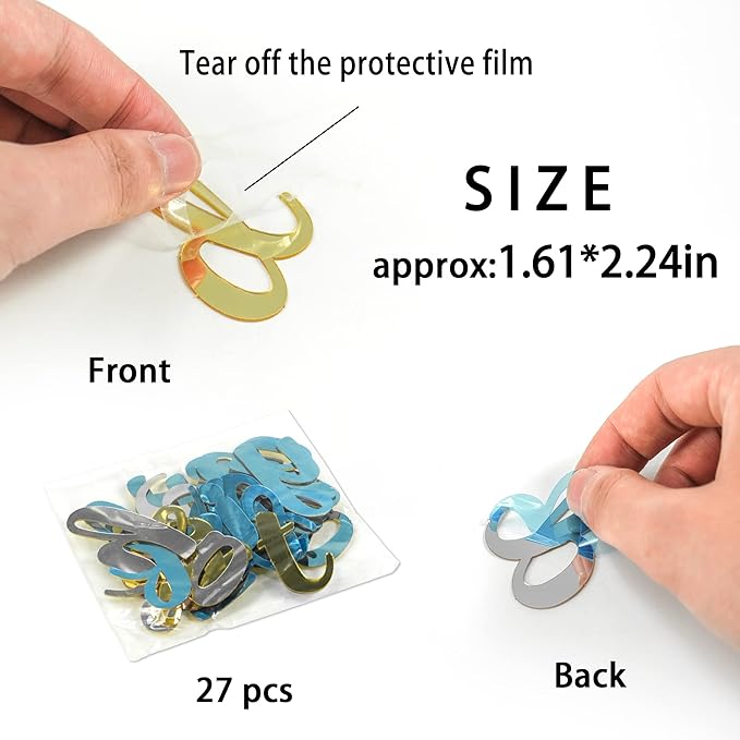 Acrylic Alphabet Cake Topper DIY Personalized Name Cupcake Toppers with A-Z Letter Mirrored Gold Picks for Custom Wedding Cake Decorations Baby Shower Happy Birthday Party Supplies (Lowercase)