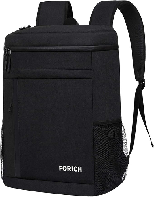 FORICH Soft Cooler Backpack Insulated Waterproof Backpack Cooler Bag Leak Proof Portable Small Cooler Backpacks to Work Lunch Travel Beach Camping Hiking Picnic Fishing Beer for Men Women