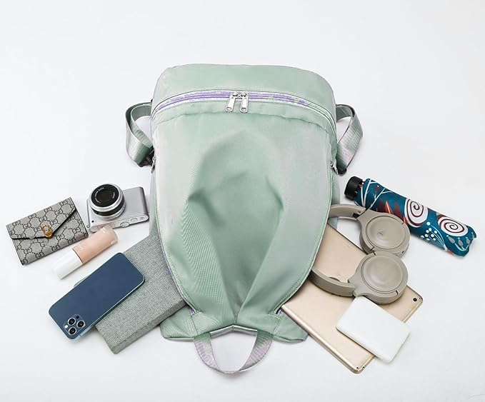 Swimming Bag Dry Wet Separation Female Sports Fitness Bag Waterproof Travel Storage Bag Yoga Bag Travel Backpack (green)