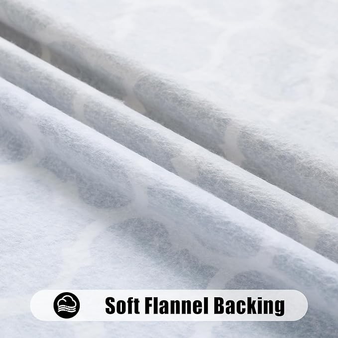 Smiry Rectangle Picnic Table Cover, Waterproof Elastic Fitted Camping Tablecloths for 8 Foot Tables, Wipeable Flannel Backed Vinyl Tablecloth Protector for Indoor, Outdoor (Coffee, 30x96 Inches)