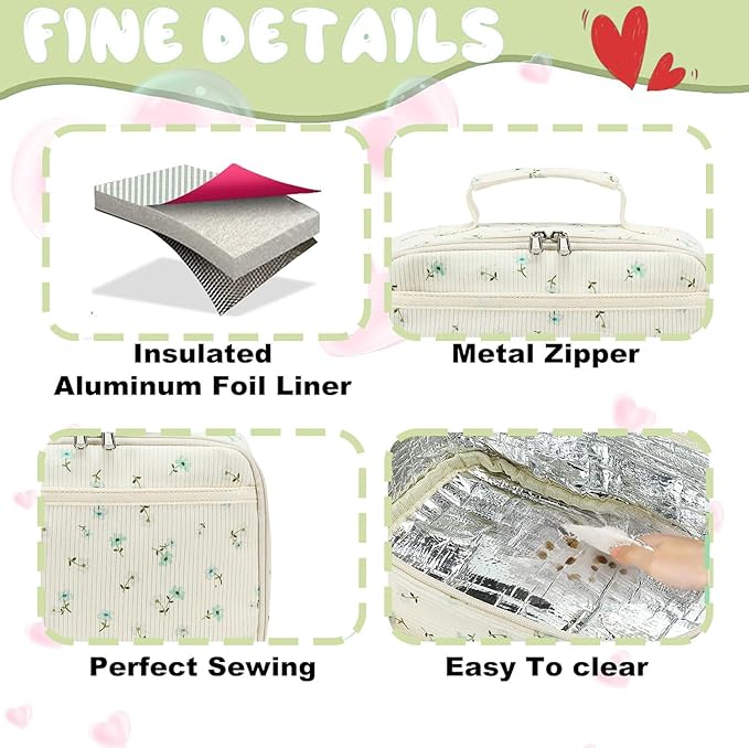 CAMTOP Lunch Box Kids Insulated Lunch Bag Small Cooler Thermal Meal Thermal lunchbox for Girls Boys School Picnics