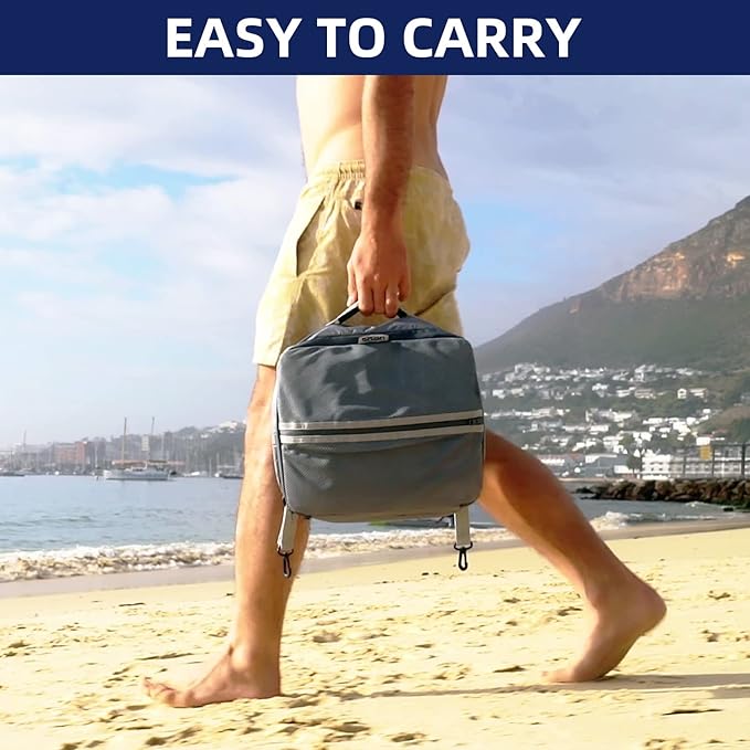 THURSO SURF Paddleboard Cooler Deck Bag – Water-Resistant Portable Insulated Soft Cooler with Mesh Top Pocket for SUP, Kayak, and Camping | Fits 10 Cans