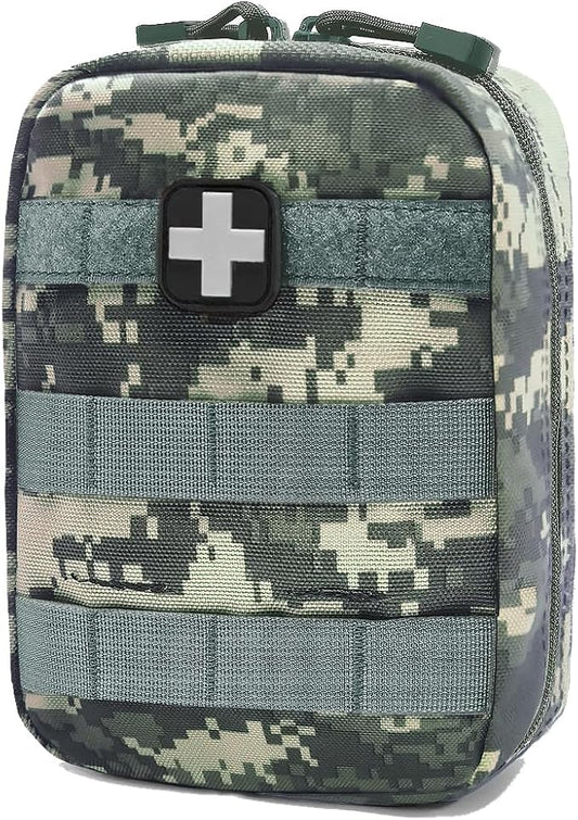 Carlebben EMT MOLLE Ifak Pouch Tactical MOLLE Medical First Aid Kit Utility Pouch ACU Camouflage