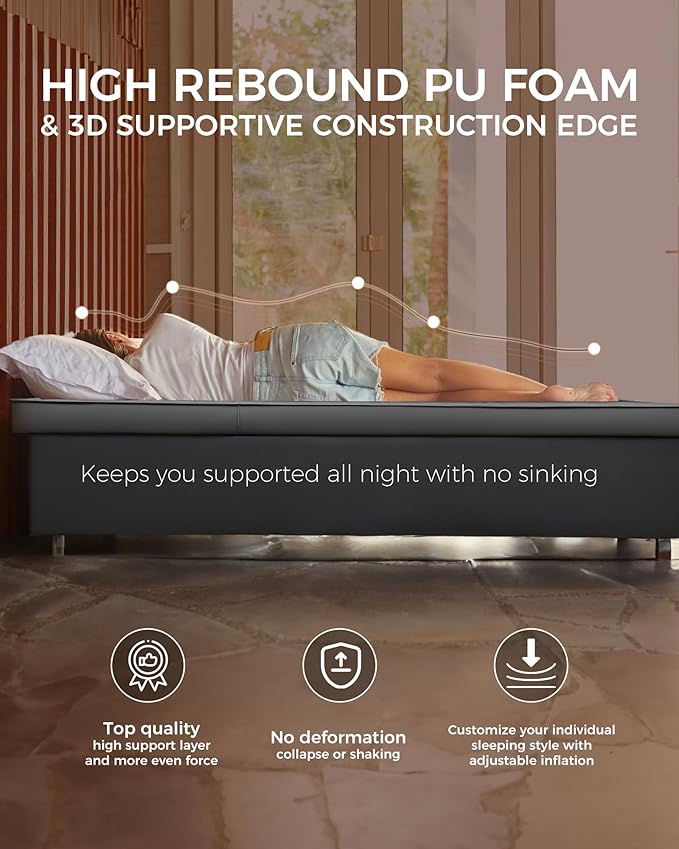 KingCamp Self Inflating Sleeping Pad for Camping Ultra Thick Double Single Foam Mattress High R Value Camping Air Pad Mat, Multi Colors & Sizes