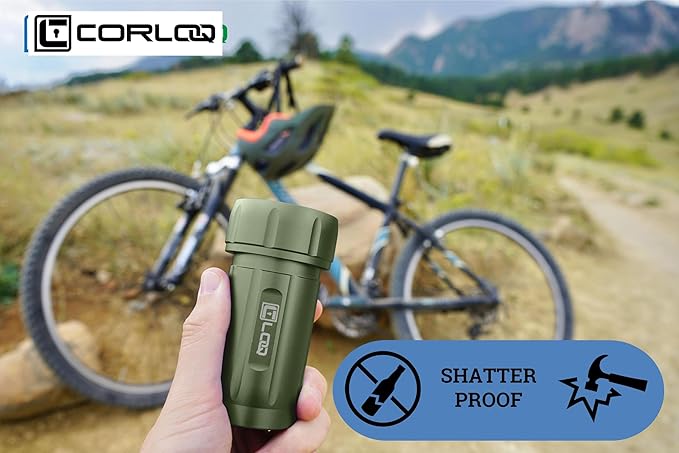 EDC120 Rugged Waterproof EDC Survival Tactical Storage Container, Zytel