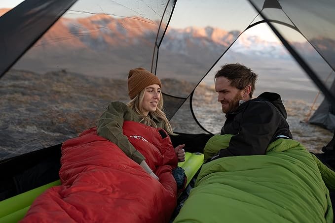 TETON Sports LEEF Ultralight Mummy Sleeping Bag Perfect for Backpacking, Hiking, and Camping; 3-4 Season Mummy Bag; Free Stuff Sack Included