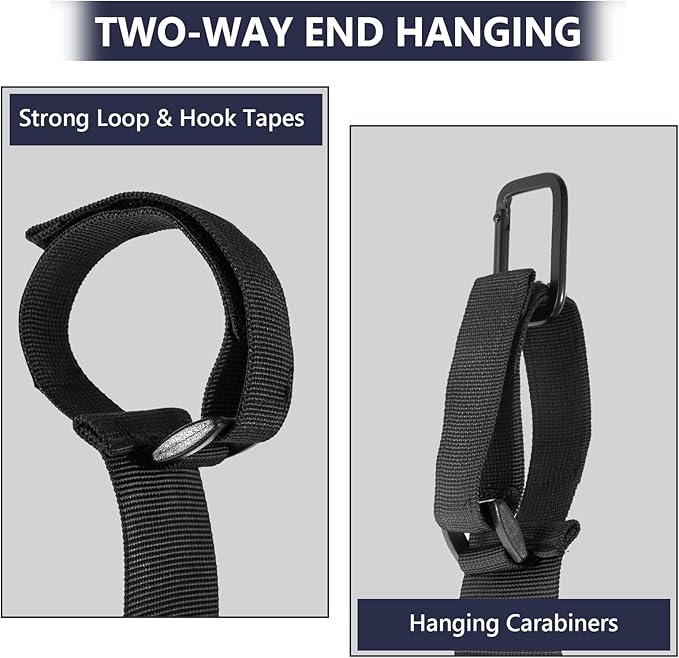 Hockey Hanger 58Inch Portable Gear Rack Organizer with 2 Adjustable Hooks for Home, Outdoor, Ice Hockey, Skating, Camping, Fishing