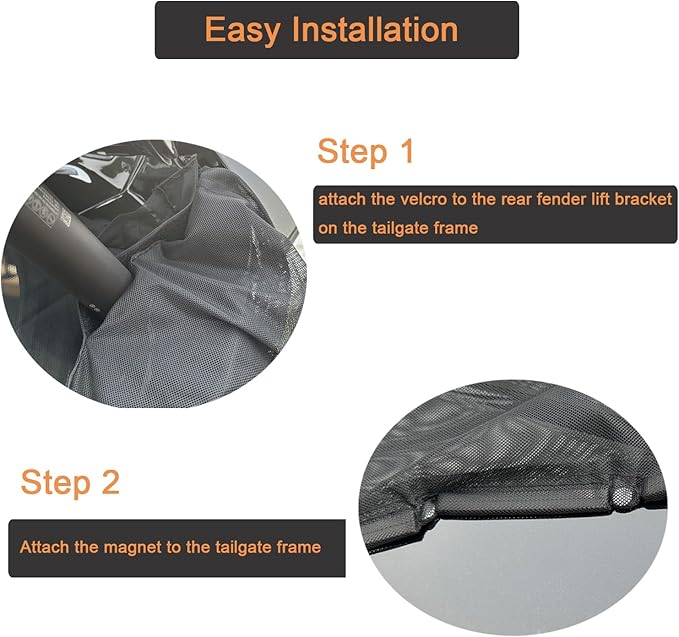 Car Camping Net Car Tailgate Net Car Tailgate Mosquito Net Rear Magnetic Mount Breathable Mesh Tent Camping Accessories for SUV UV MPV Camping