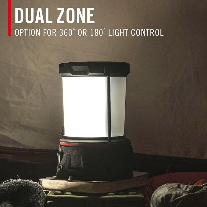 COAST EAL55R Dual Color LED Emergency Light, 3000 Lumen, 10+ Nights of Light, Variable Light Control, Durable for Outdoor & Survival, Black