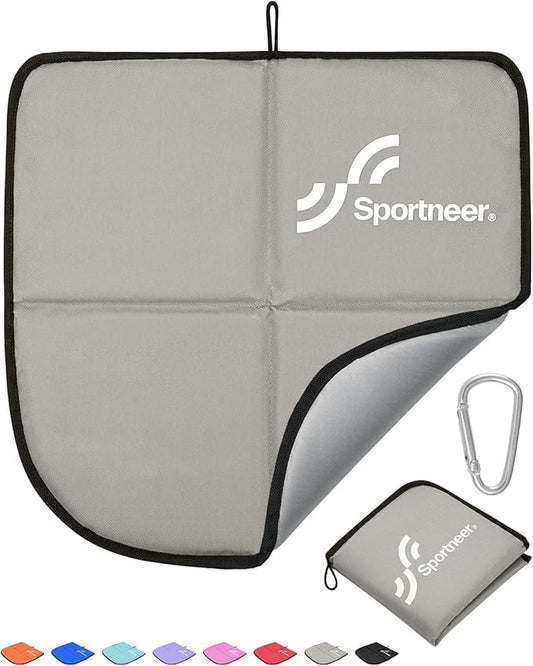 Sportneer Sitting Pad, Sit Pads for Backpacking Portable Camping Sit Pad Waterproof Folding Pad Stadium Seat Pad for for Camping Picnics Hiking