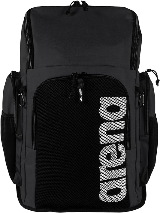 ARENA Team 45 Backpack Swimming Athlete Sports Gym Rucksack Large Training Gear Equipment Swim Bag for Men/Women, 45 Liters