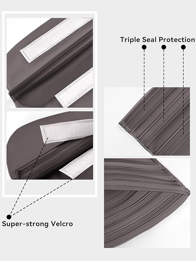 HEETA 2/3/4 Pack Waterproof Pouch with Waist Strap, Screen Touchable Dry Bag with Adjustable Belt for Phone Valuables for Kayaking, Swimming, Snorkeling, Boating, Fishing, Surfing & Beach