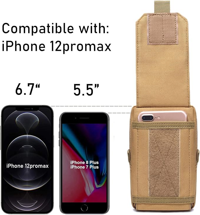 Tactical Molle EDC Pouch Cellphone Pouch Holder Utility Gadget Organizer Bag