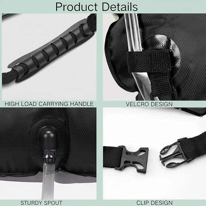 Outdoor Camping Solar Portable Shower,5 Gal/20l Solar Showers for Camping,Portable Shower Bag for Camping,Hiking,Swimming,Camping Gear