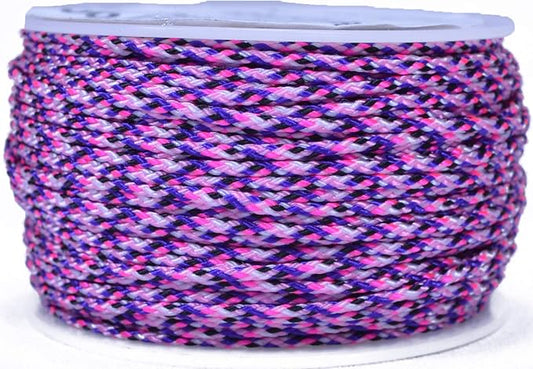 BORED? PARACORD! Nylon Micro Cord - 125 or 1000 Foot Spool Options - 70+ Colors and Patterns - 1.18mm Cord