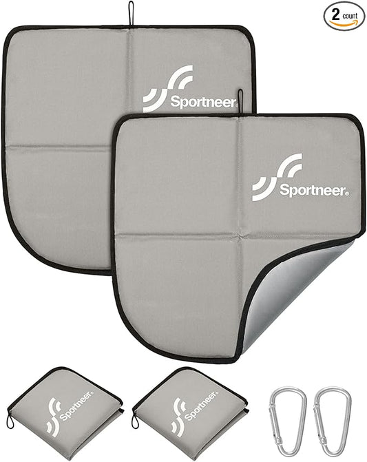 Sportneer Sitting Pad, Sit Pads for Backpacking Portable Camping Sit Pad Waterproof Folding Pad Stadium Seat Pad for for Camping Picnics Hiking