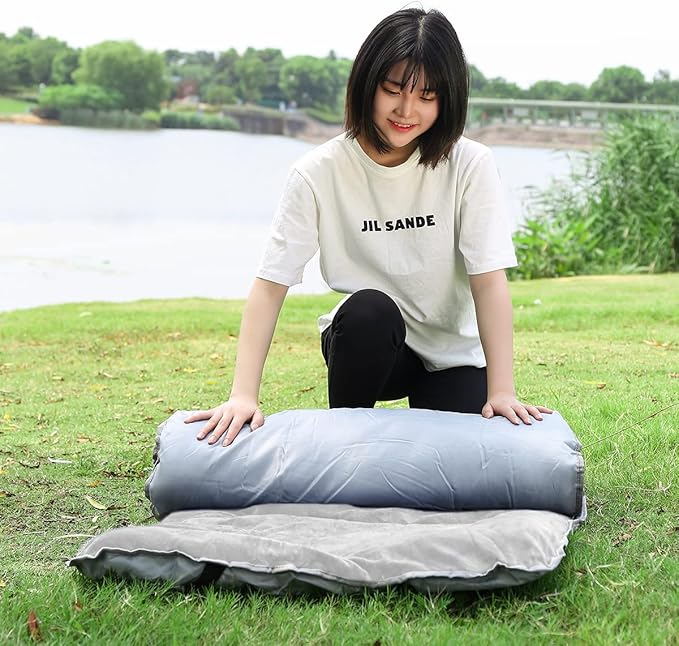 Sleeping Cot Pads (75" x 28") with Elastic Straps Portable for Outdoor & Hiking, Cotton Soft Thick Camping Cot Pad,Waterproof