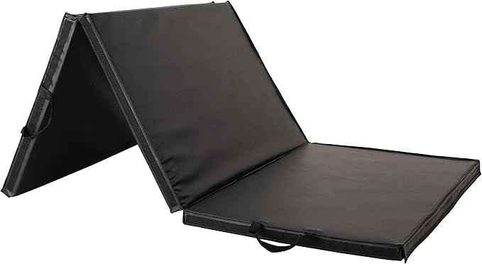 Sunny Health & Fitness Tri-Folding & Puzzle Exercise Mats – Extra Thick, Durable, Non-Slip, Water-Resistant Cushioning for Home Gym, Yoga, MMA, Gymnastics, Cardio, and Core Workouts