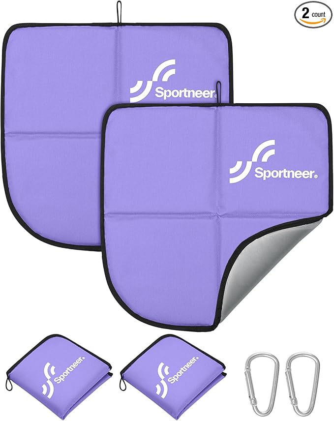 Sportneer Sitting Pad, Sit Pads for Backpacking Portable Camping Sit Pad Waterproof Folding Pad Stadium Seat Pad for for Camping Picnics Hiking