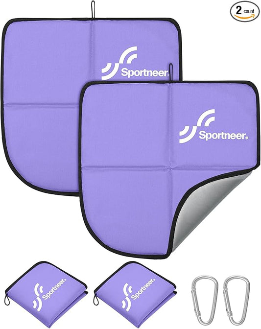 Sportneer Sitting Pad, Sit Pads for Backpacking Portable Camping Sit Pad Waterproof Folding Pad Stadium Seat Pad for for Camping Picnics Hiking