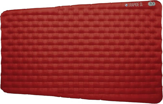 Big Agnes Rapide SL - Insulated Sleeping Pad, Ultralight, All Season Compact Backpacking and Hiking, Pumphouse Sack Included, Orange, 50x78 Tapered