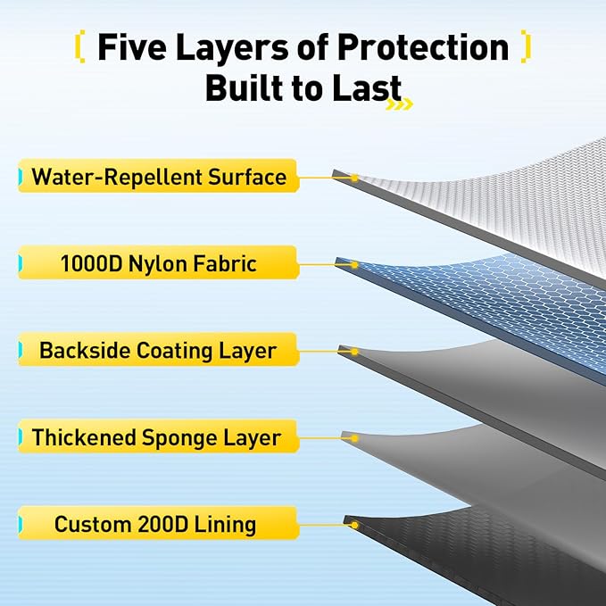 Small Fishing Bag with Rod Strap, Small Tackle Bag – Tackle Boxes & Gear,Portable & Lightweight, Move Freely, Cast Smoothly - Fishing Gifts for Men (Large - Black)