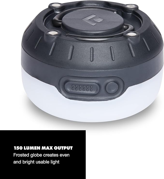 BLACK DIAMOND Moji R+ Rechargeable Multi-Colored LED Light Lantern Compact IPX4 Rainproof for Camping, Backpacking, Travel, Power Outages