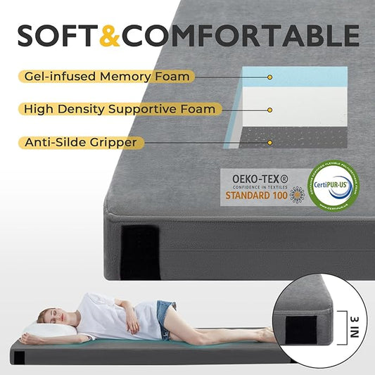 Sleeping Pad for Adults, Comfortable Thick Floor Sleeping Mats for Car Truck Tent with Removable Travel Bag