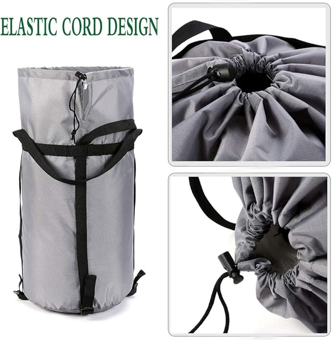 Compression Stuff Sack, 24L/36L/46L Sleeping Bags Storage Stuff Sack Organizer Waterproof Camping Hiking Backpacking Bag for Travel - Great Sleeping Bags Clothes Camping