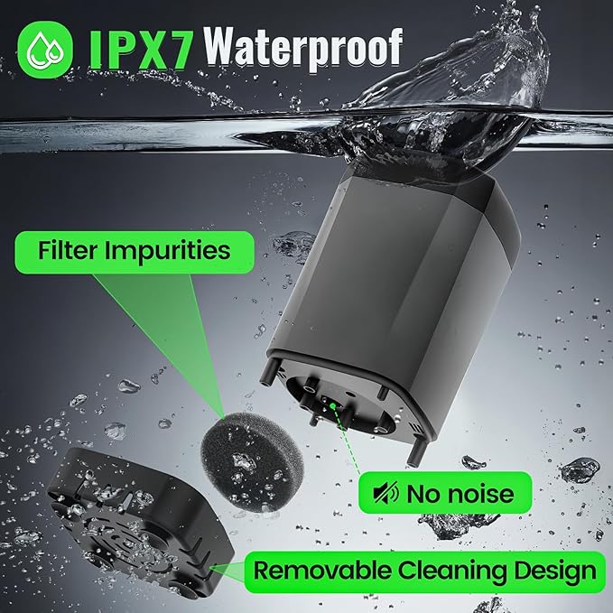 Portable Shower for Camping,6000mAh Rechargeable Camping Shower with Intelligent LED Display,IPX7 Waterproof Outdoor Shower Kit for Hiking, Travel, Car, Pet