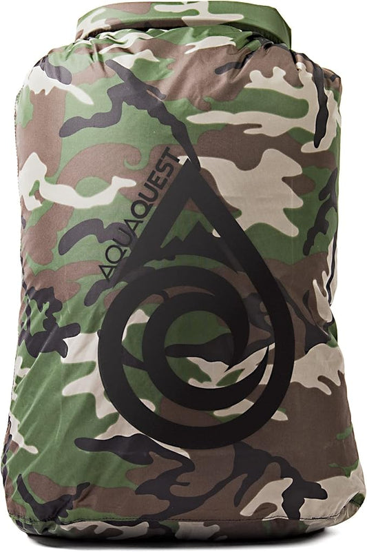 AquaQuest Rogue Dry Bags - 100% Waterproof - 60 L, Woodland Camo