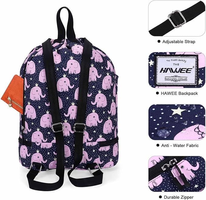 Dry Wet Drawstring Backpack with Shoe Compartment for Women Adjustable Gym Bag