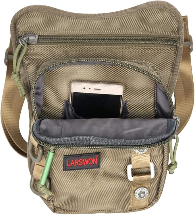 Thigh Pack, Larswon Leg Bag Thigh Pouch Bag Tactical Waist Bag Motorcycle Bag Waterproof