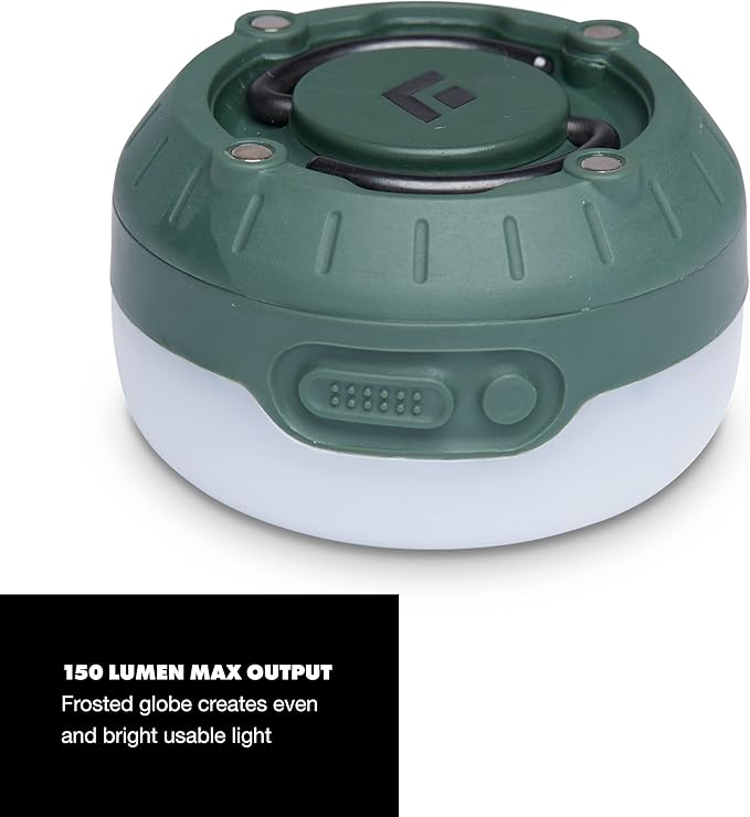 BLACK DIAMOND Moji R+ Rechargeable Multi-Colored LED Light Lantern Compact IPX4 Rainproof for Camping, Backpacking, Travel, Power Outages