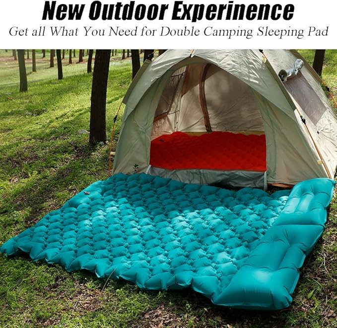 Sleeping Pad Ultralight Inflatable Sleeping Pad for Camping，Built-in Pump, Ultimate for Camping, Hiking,Lightweight Inflatable Sleeping pad