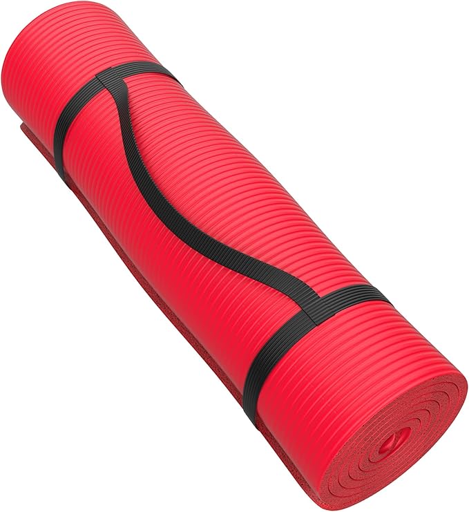 Foam Sleeping Pad - Lightweight 0.5-Inch Mat for Camping, Cots, Tents, Backpacking, and Yoga - Non-Slip and Waterproof with Handle by Wakeman