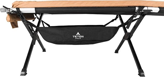 Teton Sports Cot Accessories - Keep Everything Clean, Off The Ground and Handy. Think of It As Your Cot Caddie. These Items Make Cot Camping Even Better.