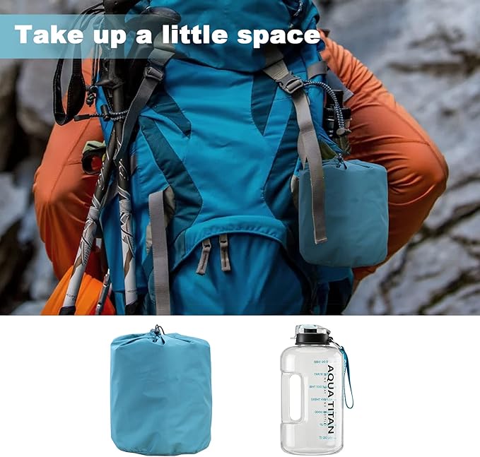 Sleeping Pad for Camping with Built-in Foot Pump(Upgrade),Ultralight Inflatable Camping Sleeping Pads, Durable Waterproof Camping Pad, Portable Compact Sleeping Pad (Nylon)