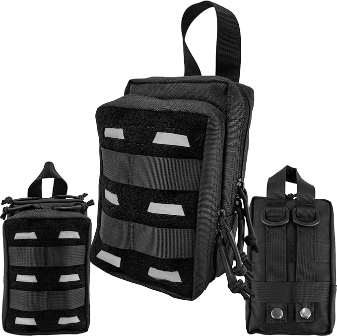 Tactical EDC Pouch, Molle Utility Pouch Gadget Organizer Holder Bag Phone Holster Waist Pack Admin Pouch Tool Pocket for Outdoor Activities, Attached to Backpack/Vest/Belt