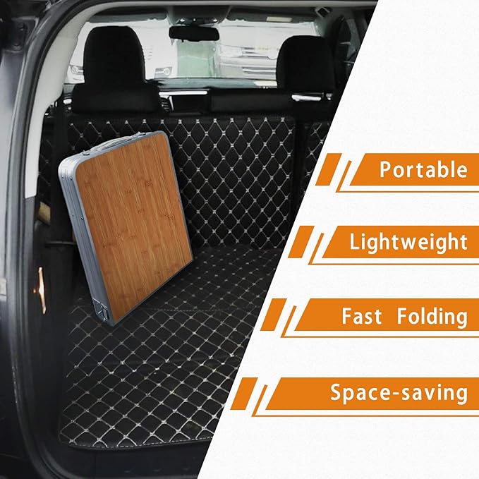 Camping Folding Aluminum Table with Adjustable Legs for Outdoor Travel Beach, Backyards, BBQ, Party and Picnic Foldable Table