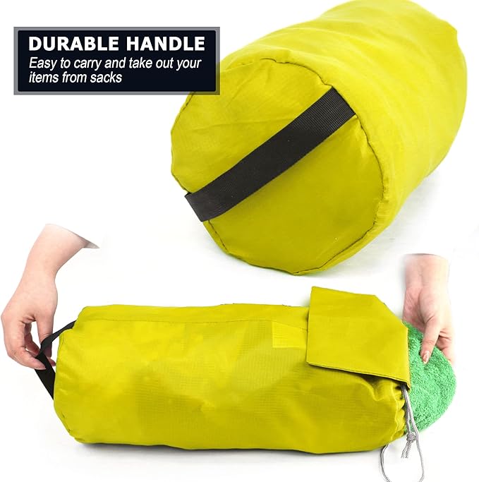 BeeGreen Stuff Sack for Backpacking Drawstring Storage Bag with Dust Flap