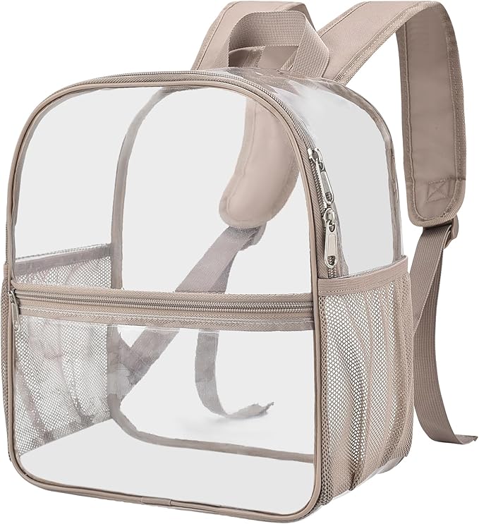 Oraben Clear Backpack for Stadium Events Clear Stadium Backpack 12x6x12 Bag Transparent Bookbag