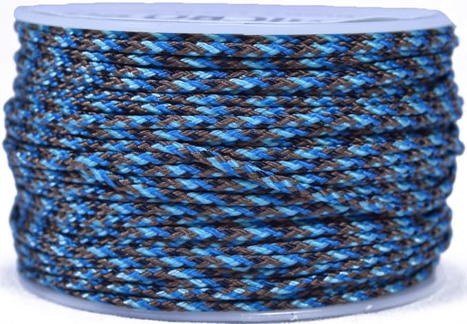 BORED? PARACORD! Nylon Micro Cord - 125 or 1000 Foot Spool Options - 70+ Colors and Patterns - 1.18mm Cord