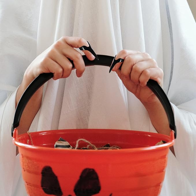 Beaupretty 8Pcs Halloween Costume Claws Fake Nail Rings Metal Gothic Punk Full Finger Rings Fingertip Nail Art Decoration Halloween Party Favor